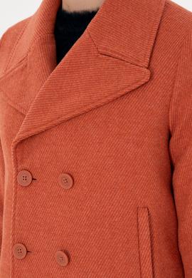 Kadın Kiremit Kaşe Mont - 50291511008