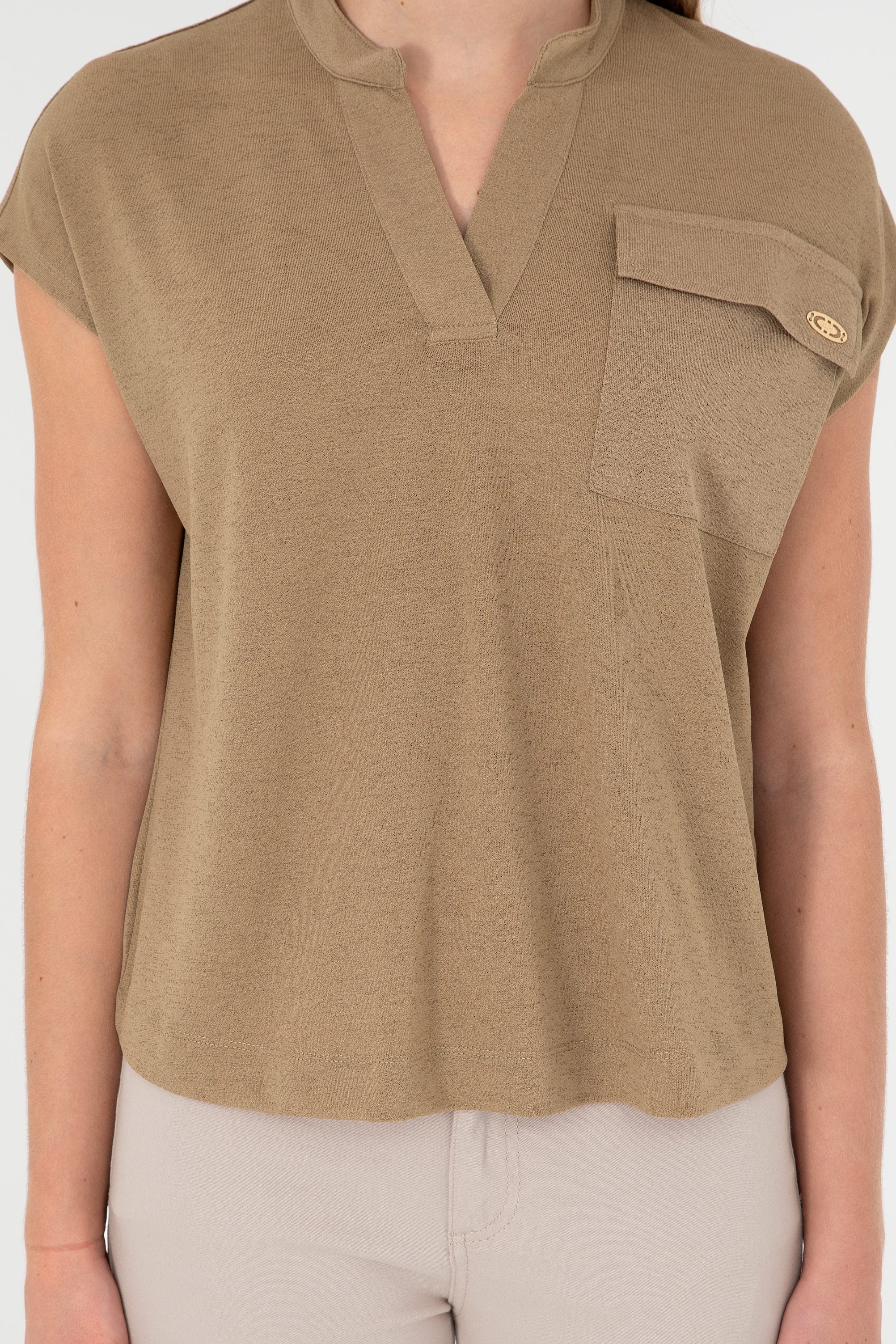 تی شرت رگولار یقه دیپلمات زنانه یو اس پولو | U.S. Polo Assn. - تصویر 6