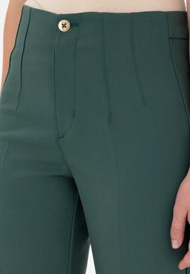 Kadın Koyu Yeşil Kanvas Pantolon - 50290404050