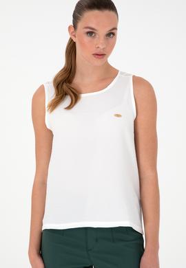 Kadın Ekru Kısa Kollu Gömlek - 50283453003