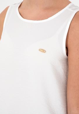 Kadın Ekru Kısa Kollu Gömlek - 50283453003