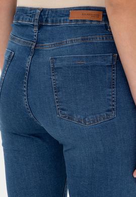 Kadın Koyu Mavi Skinny High Waist Fit Jean Pantolon - 50289300003