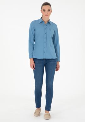 Kadın Koyu Mavi Skinny High Waist Fit Jean Pantolon - 50289300003