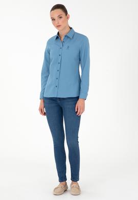 Kadın Koyu Mavi Skinny High Waist Fit Jean Pantolon - 50289300003