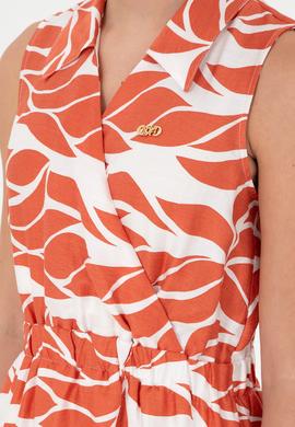 Kadın Pudra Midi Boy Dokuma Elbise - 50289476012