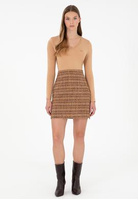 Kadın Coconut Dokuma Etek - 50290930010