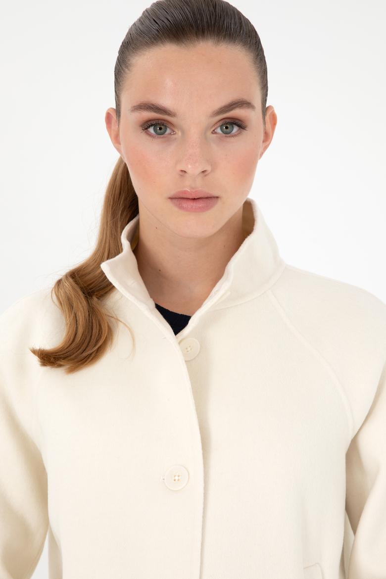 Kadın Krem Kaşe Mont - 50291492023