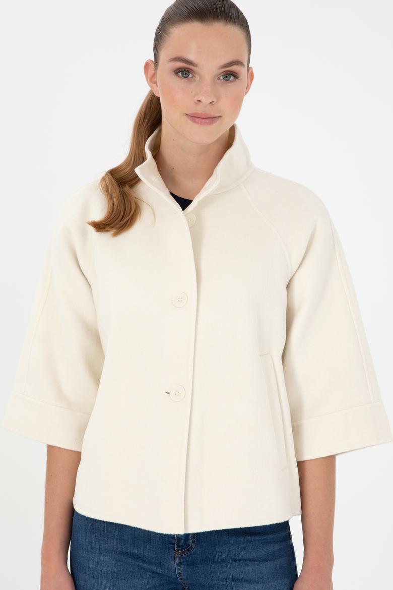 Kadın Krem Kaşe Mont - 50291492023