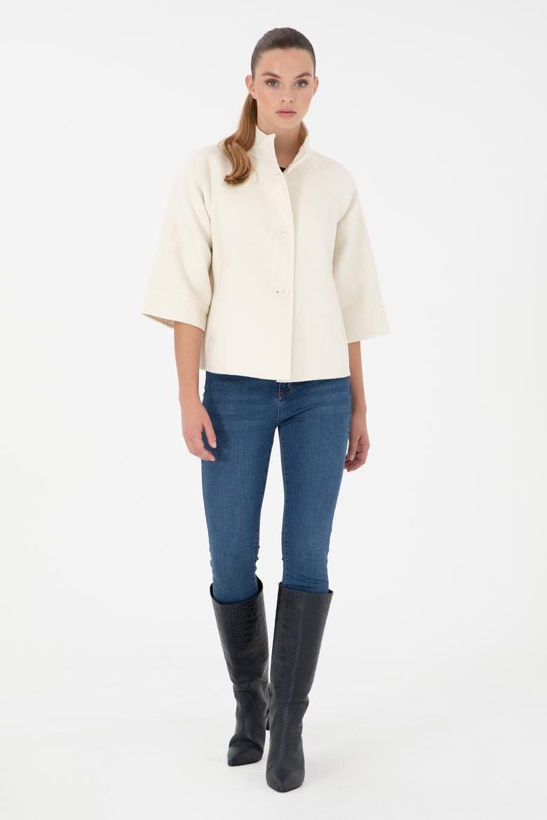 Kadın Krem Kaşe Mont - 50291492023