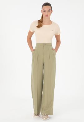 Kadın Açık Haki Kanvas Pantolon - 50290906005