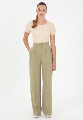 Kadın Açık Haki Kanvas Pantolon - 50290906005