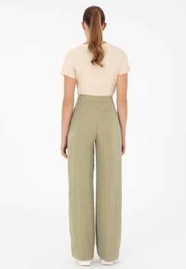 Kadın Açık Haki Kanvas Pantolon - 50290906005