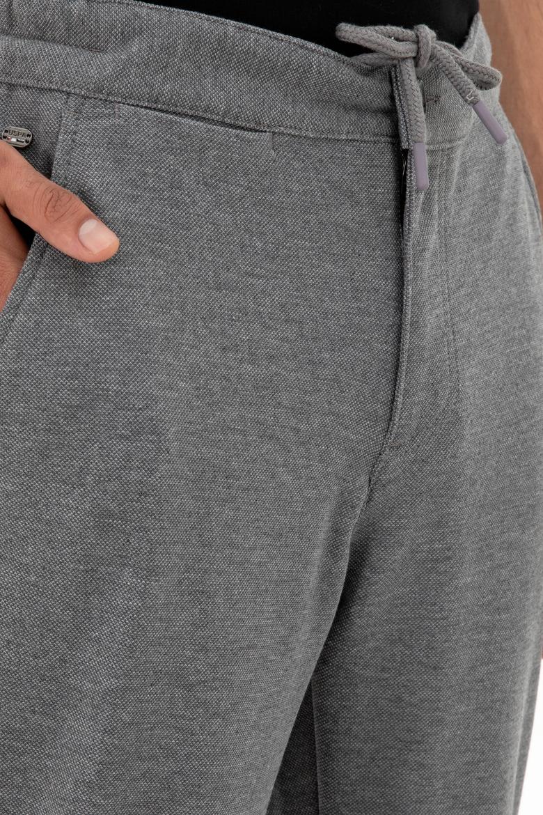 Erkek Açık Gri Kanvas Pantolon - 50297846177