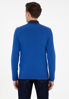 Erkek Slim Fit V Yaka Saks Basic Kazak - 50288885087