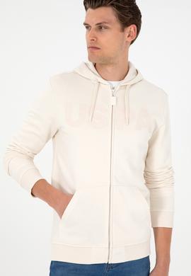 Erkek Krem Örme Hırka - 50289029154