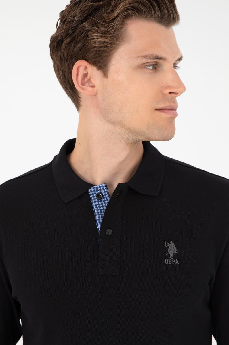 Erkek Siyah Basic Sweatshirt