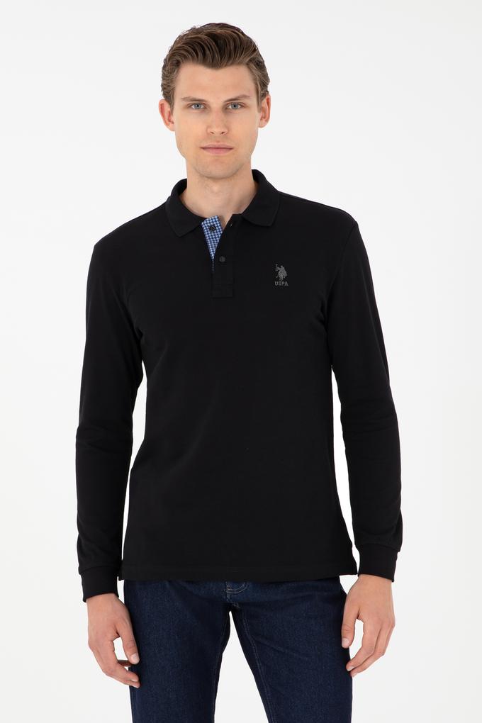 Erkek Siyah Basic Sweatshirt