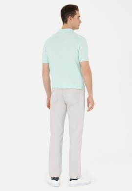 Erkek Regular Fit Açık Gri Kanvas / Chino Pantolon - 50266051035