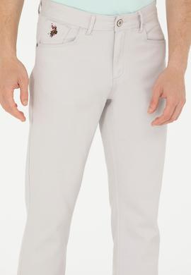 Erkek Regular Fit Açık Gri Kanvas / Chino Pantolon - 50266051035