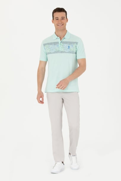Erkek Açık Gri Kanvas / Chino Pantolon
