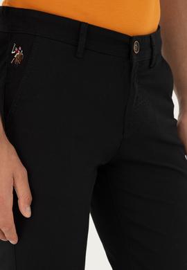 Erkek Siyah Kanvas / Chino Pantolon - 50286013437