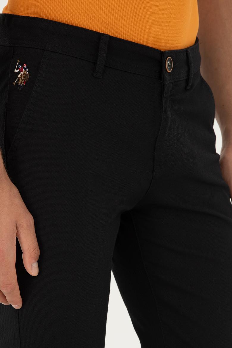 Erkek Siyah Kanvas / Chino Pantolon - 50286013437