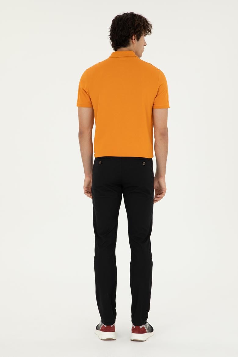 Erkek Siyah Kanvas / Chino Pantolon - 50286013437