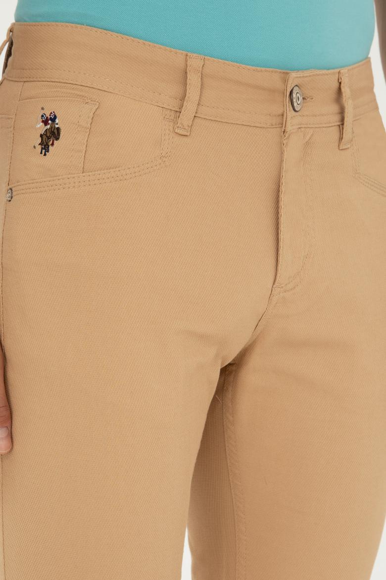Erkek Camel Kanvas Pantolon - 50286305766