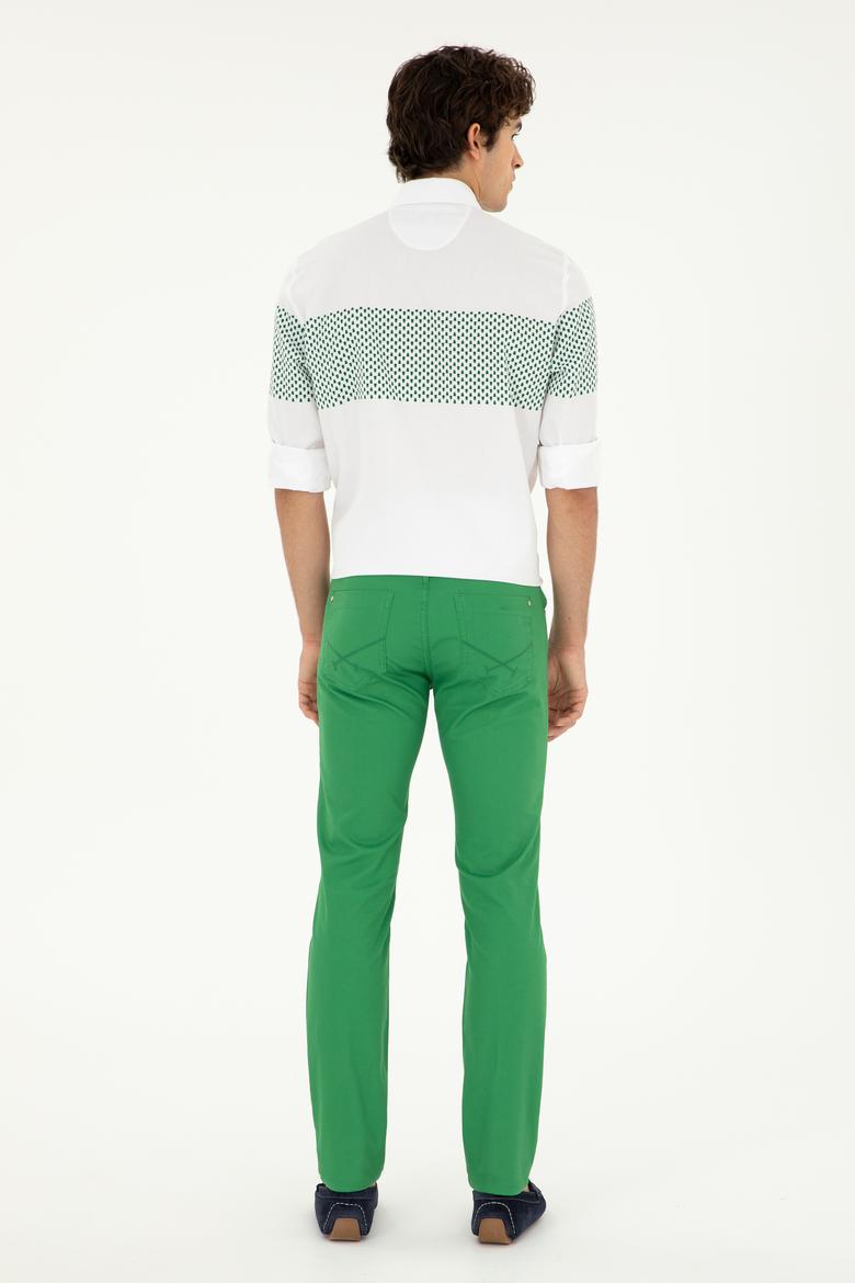 Erkek Yeşil Kanvas / Chino Pantolon - 50286305899