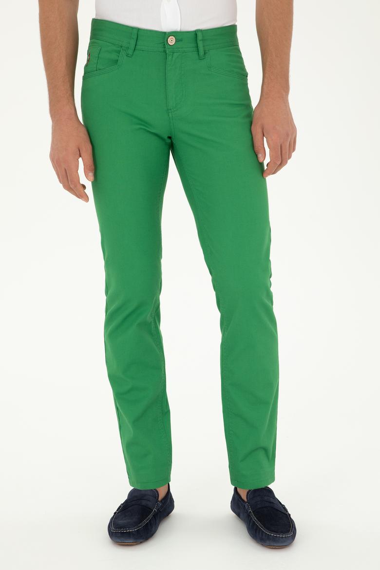 Erkek Yeşil Kanvas / Chino Pantolon - 50286305899