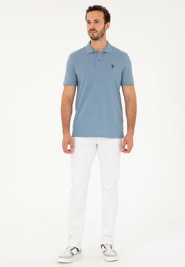 Erkek Regular Fit Beyaz Kanvas / Chino Pantolon - 50286004144