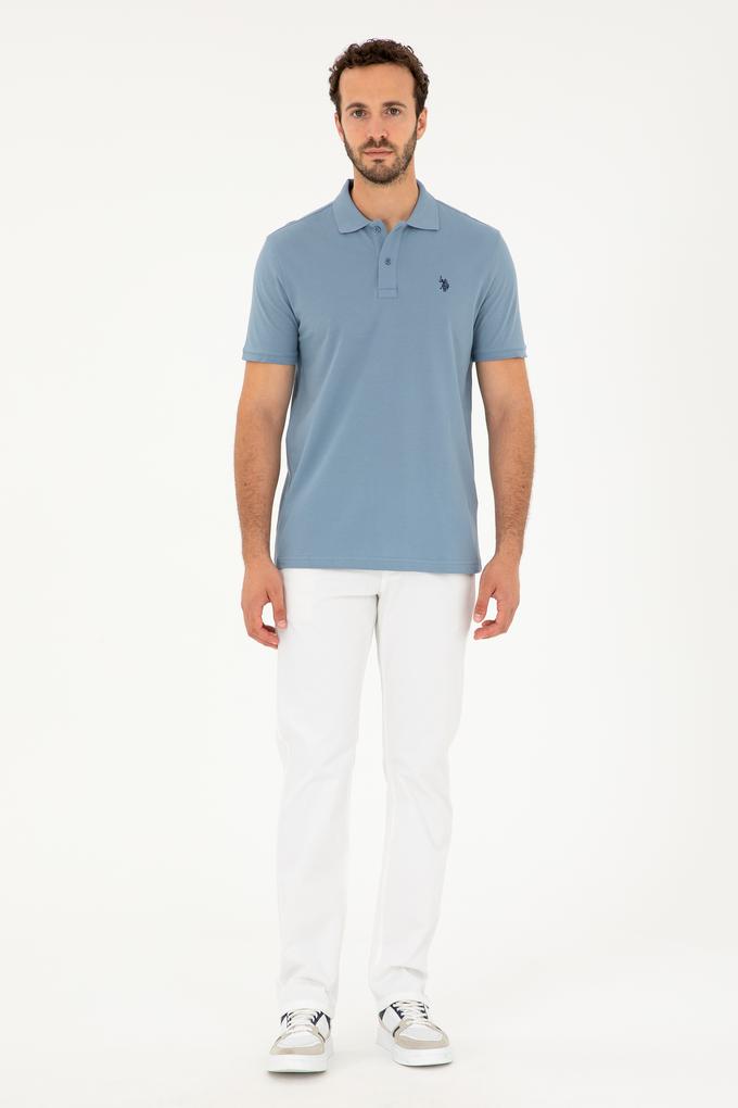 Erkek Regular Fit Beyaz Kanvas / Chino Pantolon