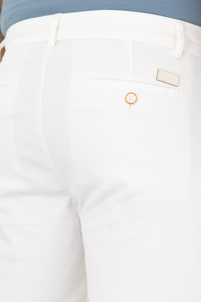 Erkek Regular Fit Beyaz Kanvas / Chino Pantolon - 50286004144