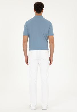 Erkek Regular Fit Beyaz Kanvas / Chino Pantolon - 50286004144
