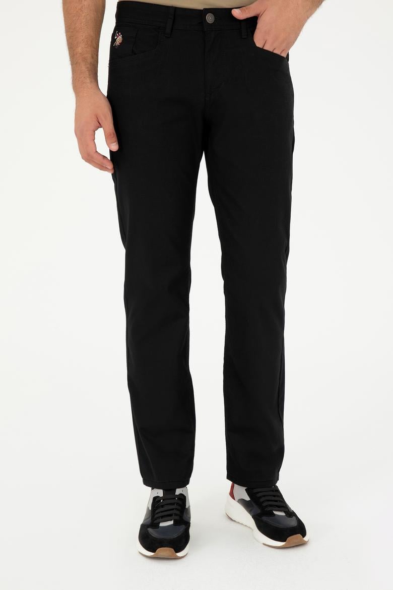 Erkek Siyah Kanvas / Chino Pantolon - 50286005592