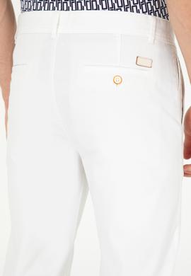 Erkek Beyaz Kanvas / Chino Pantolon - 50286013192