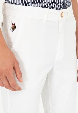 Erkek Beyaz Kanvas / Chino Pantolon - 50286013192