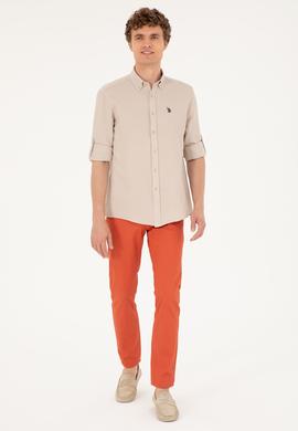 Erkek Pudra Kanvas / Chino Pantolon - 50286305558