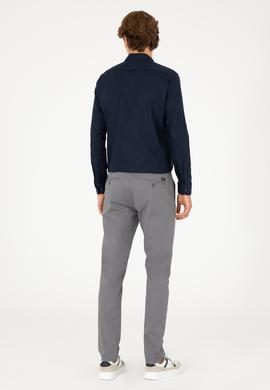 Erkek Gri Kanvas Pantolon - 50291162185