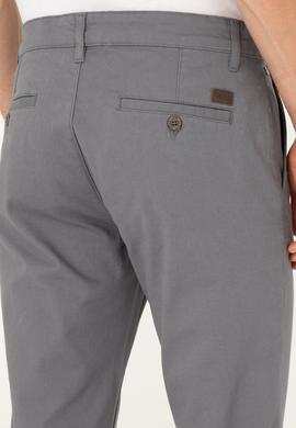 Erkek Gri Kanvas Pantolon - 50291162185