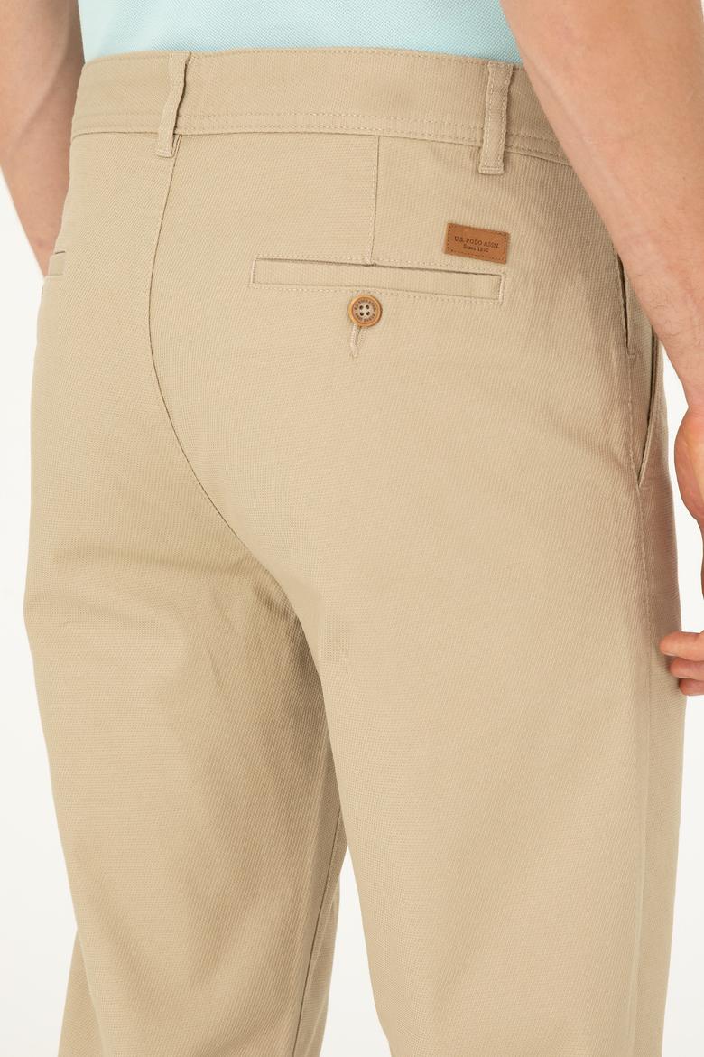 Erkek Açık Haki Kanvas Pantolon - 50286013908