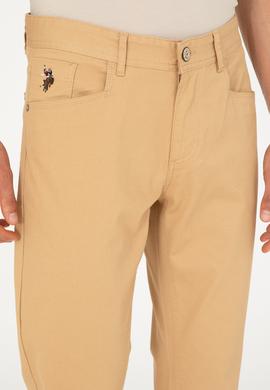 Erkek Regular Fit Camel Kanvas / Chino Pantolon - 50286005109