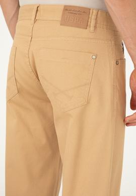 Erkek Regular Fit Camel Kanvas / Chino Pantolon - 50286005109