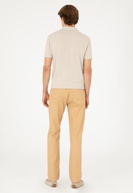 Erkek Regular Fit Camel Kanvas / Chino Pantolon - 50286005109