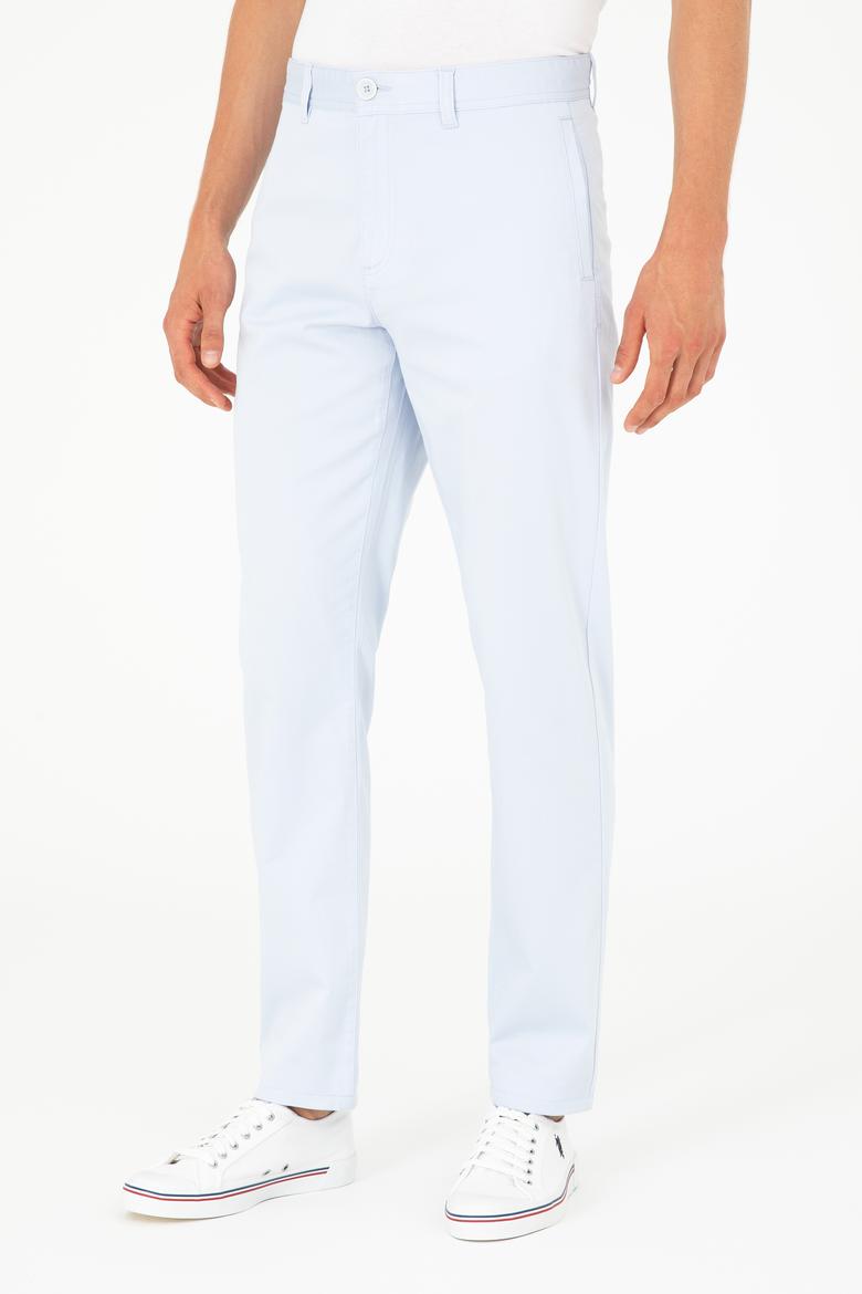Erkek Açık Mavi Kanvas Pantolon - 50283930297