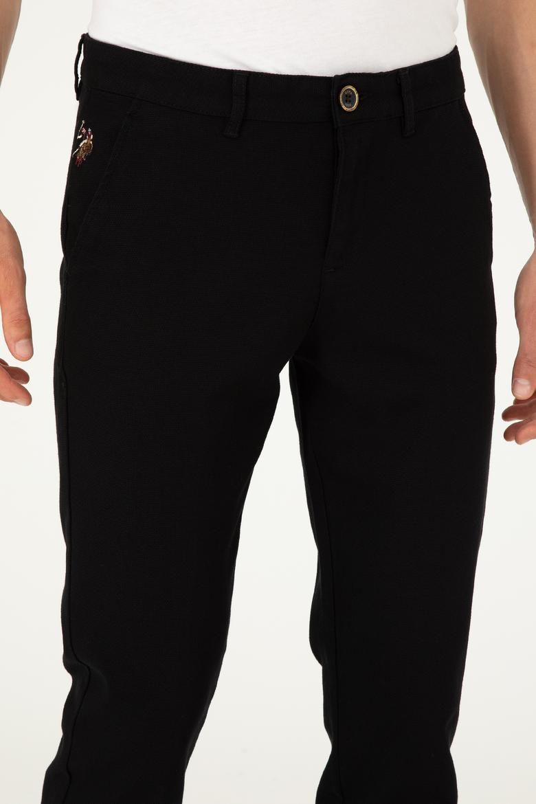 Erkek Siyah Kanvas Pantolon - 50291166129