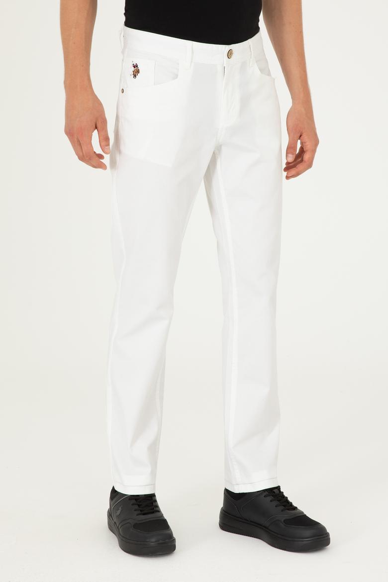 Erkek Beyaz Kanvas / Chino Pantolon - 50286005403