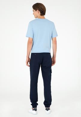 Erkek Lacivert Kanvas Pantolon - 50283967498