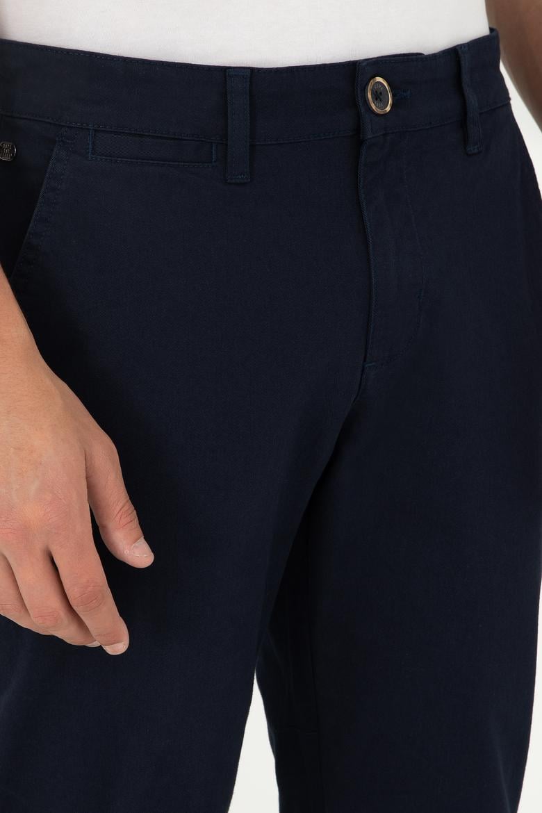 Erkek Lacivert Kanvas / Chino Pantolon - 50292194053