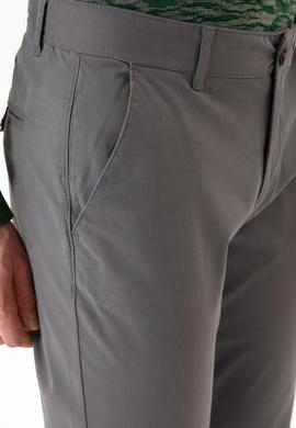 Erkek Gri Kanvas Pantolon - 50254171024